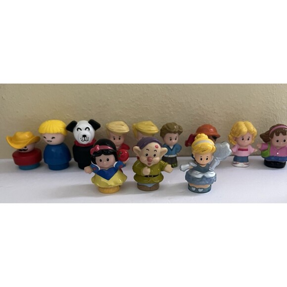 Fisher Price Little People Figures Assorted Lot of 12 Princesses Chunky - Picture 6 of 10